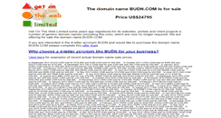 Desktop Screenshot of budn.com