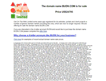 Tablet Screenshot of budn.com